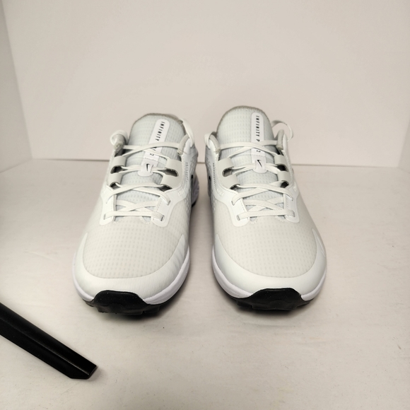 Nike Infinity Pro 2 Golf Shoes White Black Photon Dust DJ5593-115 Mens - Picture 2 of 10